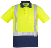 CDZH233 Hi Viz Spliced Polo - Copy Direct